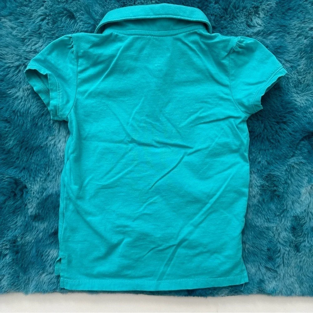 OshKosh Toddler Girl Short Sleeve Polo Shirt Size 3T